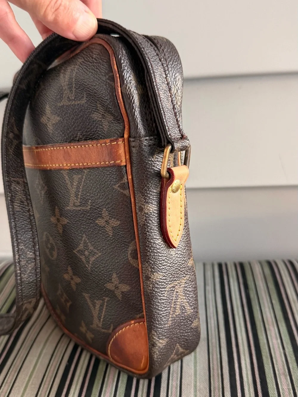 Louis Vuitton Vintage Danube PM Monogram Crossbody Bag